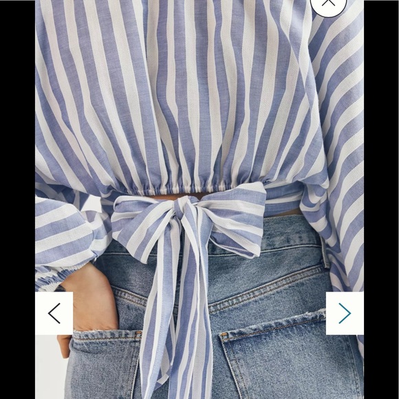 NWT 🦋 Anthropologie Dolan V-Neck Blouse - Picture 4 of 8